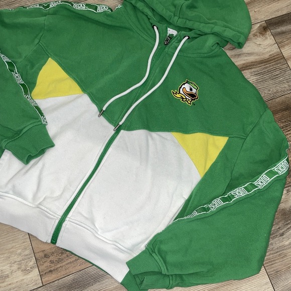 WEAR‎ By Erin Andrews Oregon Ducks Womens XL  Zip Up Jacket Hoodie - Picture 1 of 7